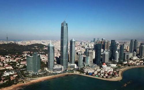 青岛头条高楼视频曝光,新地标崛起，城市天际线再添新篇